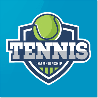 Tennis logo Posters and Art